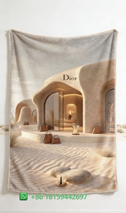 Dior Throw Blankets